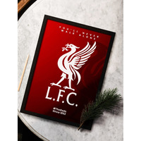 Since 7 Store Liverpool Football Club Framed Poster (8 X 12 Inches) For Room Decor/Gifting/For Football Fans/For Liverpool Fans