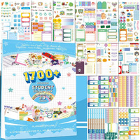 Ofifo Sticker Book, 1700Pcs 24-Sheet Stickers Set, Daily Planners Accessories For Calendar Decorating, Stickers For Kids Activity Perfect For Journal, Scrapbook Projects And Decor