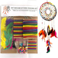 The Brown Box Diy Dream Catcher Making Kit,Craft Kit,Art And Craft Kit,Craft Kit For Girls 9-12,Art And Craft Kit For Adults,Birthday Gift,Return Gift, Christmas Gift,