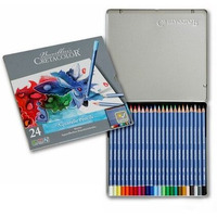 Cretacolor Marino Aquarelle Watercolor Pencil Set Of 24(Water Soluble Colour Pencils),Multicolour,240 24
