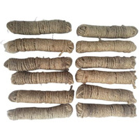 Hookcart Jute Twine Rope Spool, Rope Party Wedding Gift Wrapping Cords And Other Projects (10 Meters,3Mm) Pack Of 10