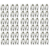 Diy Crafts 50 Pcs, As Images, 46.3 Mm X 3.8 Mm As Image Diy Accessory Findings Jewellery Clasps Fittings Diy Jewellery Making Accessories Nickle Silver Colour Steel (50 Pcs, As Images)