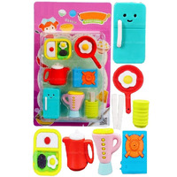 Funblast Eraser For Kids  Kitchen Set Theme Erasers Set For Kids, Stationary Kit For Kid, Rubber For Girls, Kawaii Eraser, Fancy Erasers For Birthday Return Gift (6)