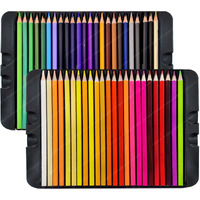 Funblast 48 Pcs Multicolor Wax Colored Pencils, Artist Drawing Pencils For Art Craft Work, Professionals, Students, Kids, Adults And Beginners