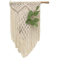 Divinecho Palace Ivory Wall Decor Macrame Handmade Home Room Office Decor Tapestry Woven Art Macrame Wall Macrame