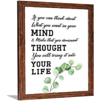 Chaka Chaundh - Law Of Attraction Quotes Wall Frames Decor - Law Of Attraction Framed Posters - Posters With Frame  (11 X 14 Inches)