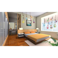 Jaamso Royals Wonderful Hanging Cartoon Bottles Design Self Adhsive Peel And Stick Wall Sticker (45 Cm X 60 Cm)