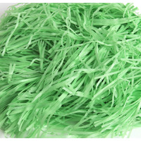 House Of Craft - 100 Grams Mint Green Paper Grass For Crafts Project Gift Packing, Packing Of Gifts For Marriage, Christmas, Baby Shower & Any Other Occasion Or Party (Mint Green)