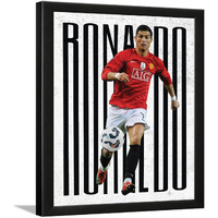 Chaka Chaundh - Ronaldo Quote Frame - Cristiano Ronaldo Posters With Frame - Football Quotes Posters  Ronaldo Photo Frame - (14 X 11 Inches)