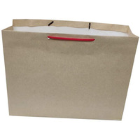 Flute Cubes Presents Brown Kraft Eco Friendly Gift Paper Bag, Size - 15X12X4 - Inch (Pack Of 10)
