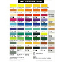 Camlin Kokuyo Artist Acrylic Colour 120 Ml Series 3 Silver
