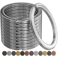 Diy Crafts 20 Only Kerings, Gold, (20 Only Kerings, Gold) Dhook Type Swivel Clasps Set (20 Only Kerings, Gold)