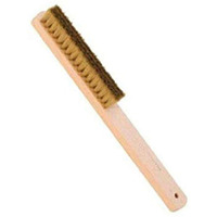 Diy Crafts Brass Bristle Brush, Design No # 1, Soft Brass Bristle Brush Jewelry Tool Wood Handle Metal Brush, Brass For Clea (Brass Bristle Brush, Design No # 1)
