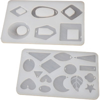 Ivei Circle Coaster Mould 4 Inch - Set Of 4 Durable, Flexible Silicone Molds For Diy Resin Coasters, Home Decor, And Crafting Projects - Easy Release, Reusable, Non-Stick (Jewellery Mould Set)