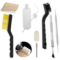 Diy Crafts 25X, Set, Airbrush Cleaning Kit Spray Gun Airbrush Clean Set, Everything You Need To Keep You New Binks, For Devilbiss, Sata, Iwata, Master, Badger, Paasche Spray Equipment Top(25X, Set)