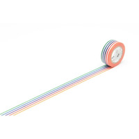 Mt Washi Masking Tape Kids Series, 15 Mm X 7 Mtrs Shade - Colorful Border, (Pack Of 1)