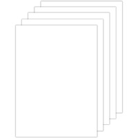 Lakeer A3 Colour Mount Board - White, Cardstock Paper Board | 600 Gsm-Pack Of 5 Boards | For Scrapbooking, Art, Craft, Poster, Diy, Etc (White)
