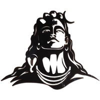 Inephos Adiyogi Wall Hanging For Home And Mandir | Mahadev Wall Art For Living Room, Meditation Space, Puja Room And Entrance Decor | Shiva Wall Decoration Gift (15In-L X 18In-W) (38Cm-L X 45Cm-W)