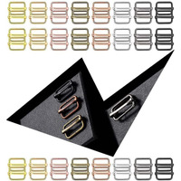 Diy Crafts 5X Slide Buckle, Antique Bronze, Keyrings & Keychains Round Swivel Snap Hooks Key Rings Metal For Lanyard, Id, Bags, Wallets, Luggage D(5X Slide Buckle, Antique Bronze)