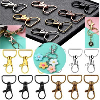 Diy Crafts 5X Pcs Swivel Snap D Hooks, Bronze, 1"Inch Round Swivel Snap Hooks And Round Rings, Metal Swivel Lanyard Snap Round Hook, Slide Buckle For Bags(5X Pcs Swivel Snap D Hooks, Bronze)