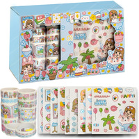 Funblast Washi Tape Set, Cute Washi Tape Set, Designer Decorative Masking Tapes For Diy Crafts Arts Scrapbooking Bullet Journal Planners (Random Color)