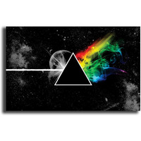 Pixelartz Paper Pink Floyd Pink Floyd Poster, Multicolour, 12 X 18