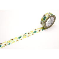 Mt Washi Masking Tape Ex Series, 15 Mm X 7 Mtrs Shade - Avocado, (Pack Of 1)