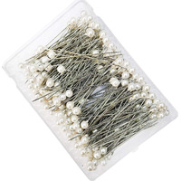 Diy Crafts Design No # 9, Pack Of 144 Pcs, Decorative Round Faux Pearl Head Corsage Sewing Pins Straight Dressmaking Pins (White) Sewing Pins Straight(Design No # 9, Pack Of 144 Pcs)