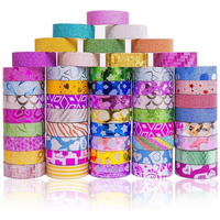 Diy Crafts Pack Of 50 Pcs, Design No # 2, Washi Tape Set Of 50 R (Pack Of 50 Pcs, Design No # 2)