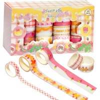 Funblast Washi Tape Set  Washi Tape Set, Designer Decorative Masking Tapes For Diy Art And Craft Multipurpose Colorful Tapes, Gift For Art And Craft Lovers (20 Pc)