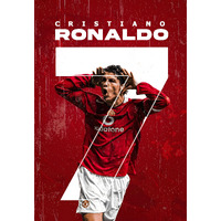 Vinyl Cristiano Ronaldo Wall Sticker Poster | Cr7 Ronaldo Posters Stickers | Ronaldo Sticker For Room Decoration