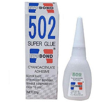 Evo Bond 502 Super Glue Cyanoacrylate Adhesive Net 20 Gm (Pack Of 2)