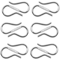 Diy Crafts 12Mm X 5Mm As Image Diy Accessory Findings Jewellery Clasps Fittings Diy Jewellery Making Accessories Silver Color Iron Material Shape S Dno # 63 (100 Grm, As Image)