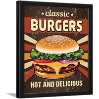 Chaka Chaundh - Kitchen Quotes Wall Frames - Poster For Restaurant, Mess, Bakery, Cookery -Burger Framed Posters For Kitchen - Dining Quotes Wall Frames - (14 X 11 Inches)