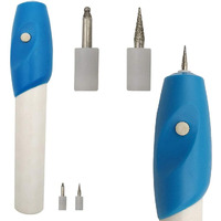 Diy Crafts Pack Of 4 Pcs, Multi, Cordless Engraving Pen For Glass Leather Metal Steel Electronic Wood & Cd With 1 More Replacement Tip Powered By Aa Batteries And(Pack Of 4 Pcs, Multi)