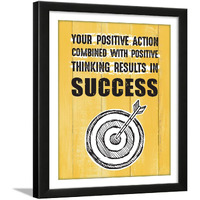 Chaka Chaundh - Positive Quotes Frames - Success Quotes Wall Frame For Office - Positive Quotes Wall Posters For Student & Study Room (13.6 X 10.6 Inches)