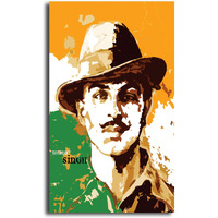 Pixelartz Wall Poster - Shaheed Bhagat Singh Poster