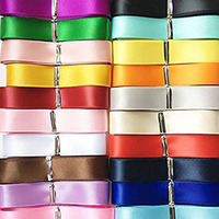 Diy Crafts Pack Of 30Mtr, Satin Ribbon, Double Sided Polyester Satin Ribbon For Floral Arrangement (Double Face Ribbon) Unsorted Bulk Gift Wrapping Party Decoration Chri(Pack Of 30Mtr, Satin Ribbon)