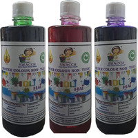 Swacch Water Colour Non-Toxic & Eco Friendly Colour (Green, Pink & Blue) (500Ml) (Pack Of 3)