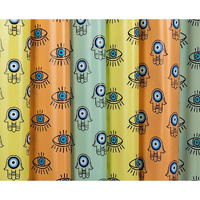 Satyam Kraft 6 Pcs Evil Eye Theme Printed Gift Wrapping Paper Sheets For Birthday Packing,Gift Roll Bundle,Wrapping Paper Set,Gift Packing Materials,Gift Wrapper To Wrap Birthday, Christmas Retrun Gifts (28 Inch X 19 Inch)(Mix Designs)