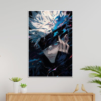 Tenorarts Gojo Poster Jujutsu Kaisen Anime Wall Posters With Thick 300 Gsm Matt Finish Paper (18Inches X 12Inches)