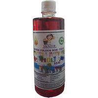 Swacch Water Colour Non-Toxic & Eco Friendly Colour (Red) (500Ml)