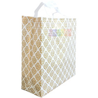 Divyana Printed Laminated Gift Bags, Large, 13X5X14 Inch / 33X13X35 Cm, Pack Of 10 Pcs