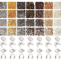 Diy Crafts 50 Pcs, Bright Silver, Brass Tube Crimp Beads Crimp Beads Knot Covers Wire Guardians Bead Tips Knot Covers For Diy Jewelry Bracelets Necklaces Making (U(50 Pcs, Bright Silver)