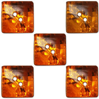 Diy Crafts 25 Grm, As Image, 11Mm X 11Mm As Image Diy Accessory Findings Jewellery Clasps Fittings Diy Jewellery Making Accessories Amber Color Plastic Material Shap (25 Grm, As Image)