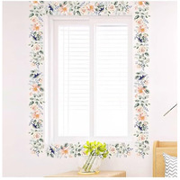 Jaamso Royals Multicolor Vine Design Self Adhesive Wall Sticker (60Cm X 25Cm)