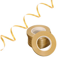 Toyxe Balloon Curling Ribbon For Decoration (Golden, 12 Pcs)