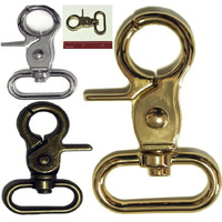 Diy Crafts 10 Pcs Swivel Clasps, Bronze, Iron Lobster Claw Clasps Swivel Lanyardstrigger Snap Hooks Strap, D Rings Slide Buckle For Keychain, Bags And Jew(10 Pcs Swivel Clasps, Bronze)