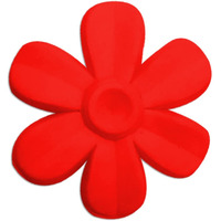 Diy Crafts 30 Pcs, As Image, 26Mm X 26Mm As Image Diy Accessory Findings Jewellery Clasps Fittings Diy Jewellery Making Accessories Red Color Rubber Material Shap (30 Pcs, As Image)