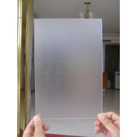 Bigimall Acrylic Sheet 2Mm Clear Frosted/Matt Plexiglass 12 Inch X 12 Inch / 12"X12" (Pack Of 2 Pcs)